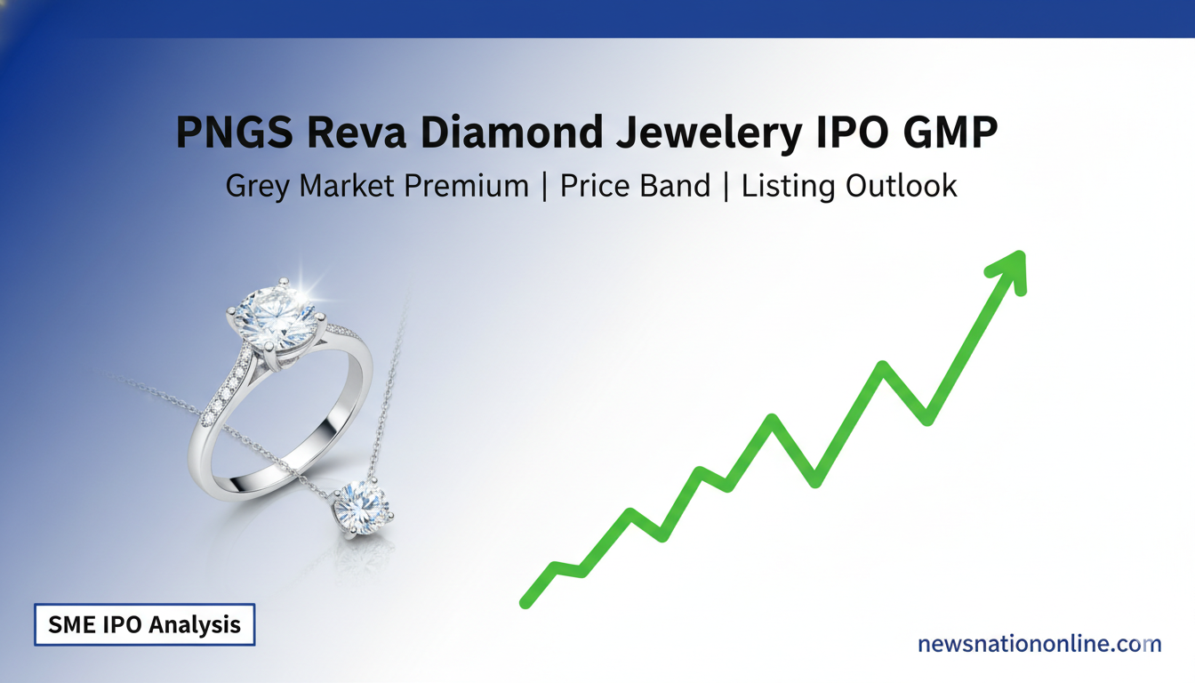 PNGS Reva Diamond Jewellery IPO GMP Analysis - NewsNation Online PNGS Reva Diamond Jewellery IPO GMP grey market premium listing analysis