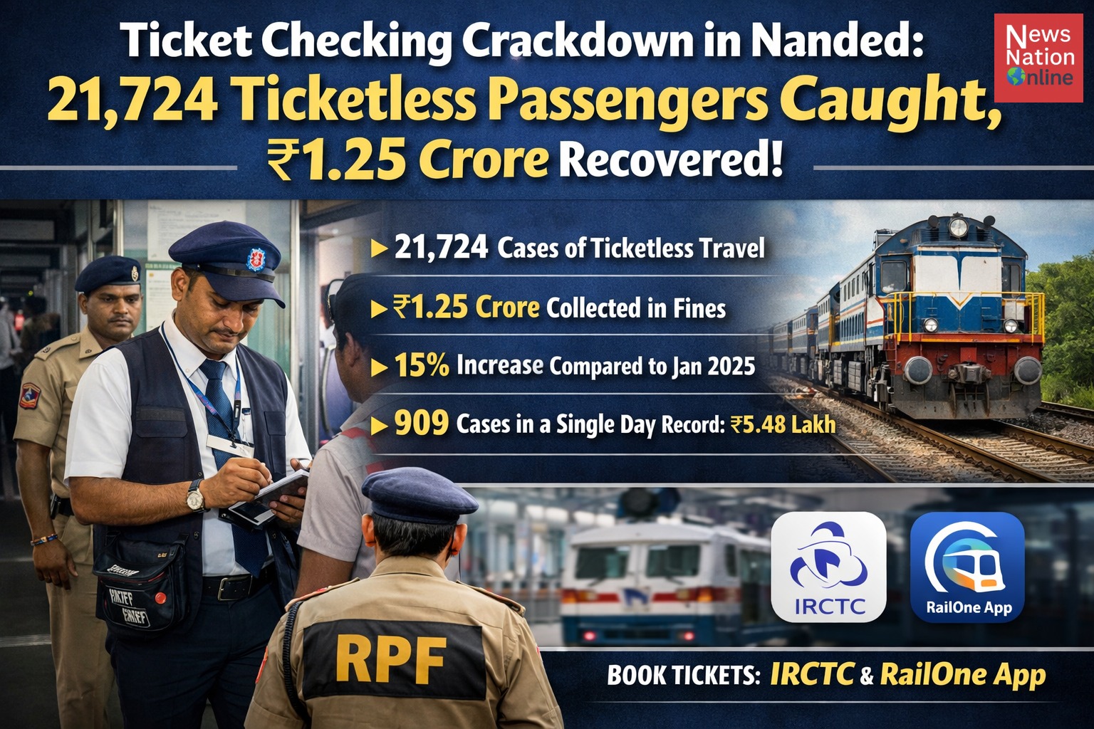 railway ticket - NewsNation Online