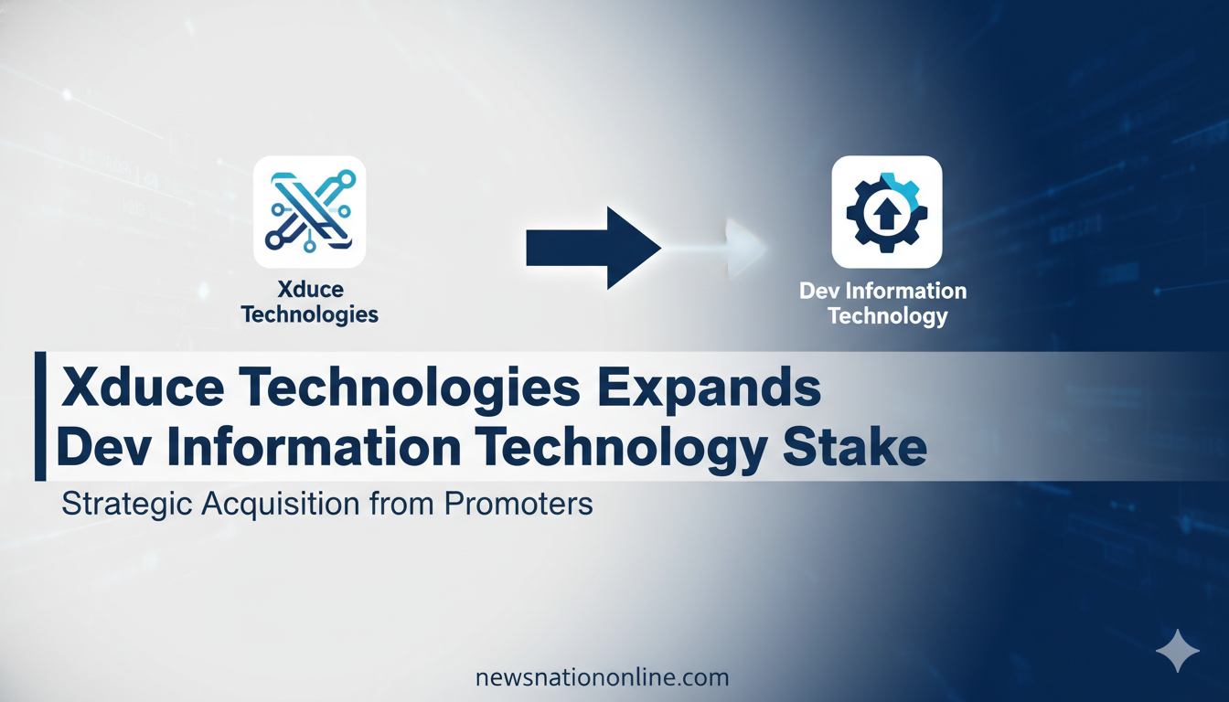 Xduce Technologies Expands Dev Information Technology Stake - NewsNation Online Xduce Technologies Dev Information Technology stake acquisition announcement