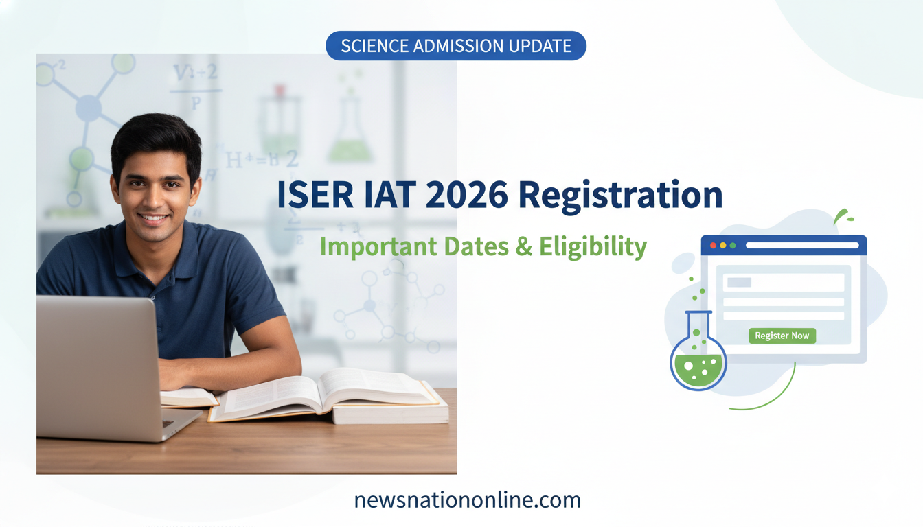 IISER IAT 2026 Registration admission update for science students