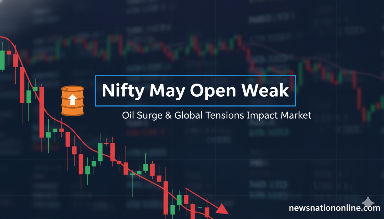 Nifty Opening Weak signals in Indian stock market due to rising crude oil prices