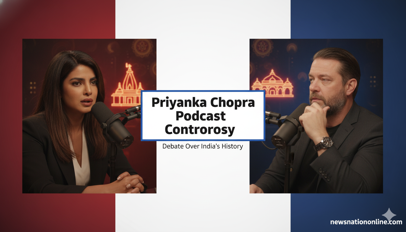 Joe Rogan Podcast Priyanka Chopra controversy discussion about India history during podcast interview