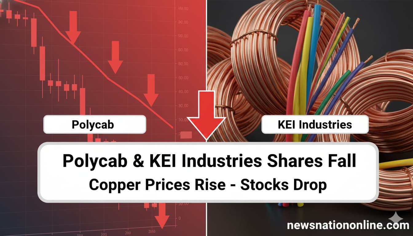 Polycab KEI Industries share price fall due to rising copper prices