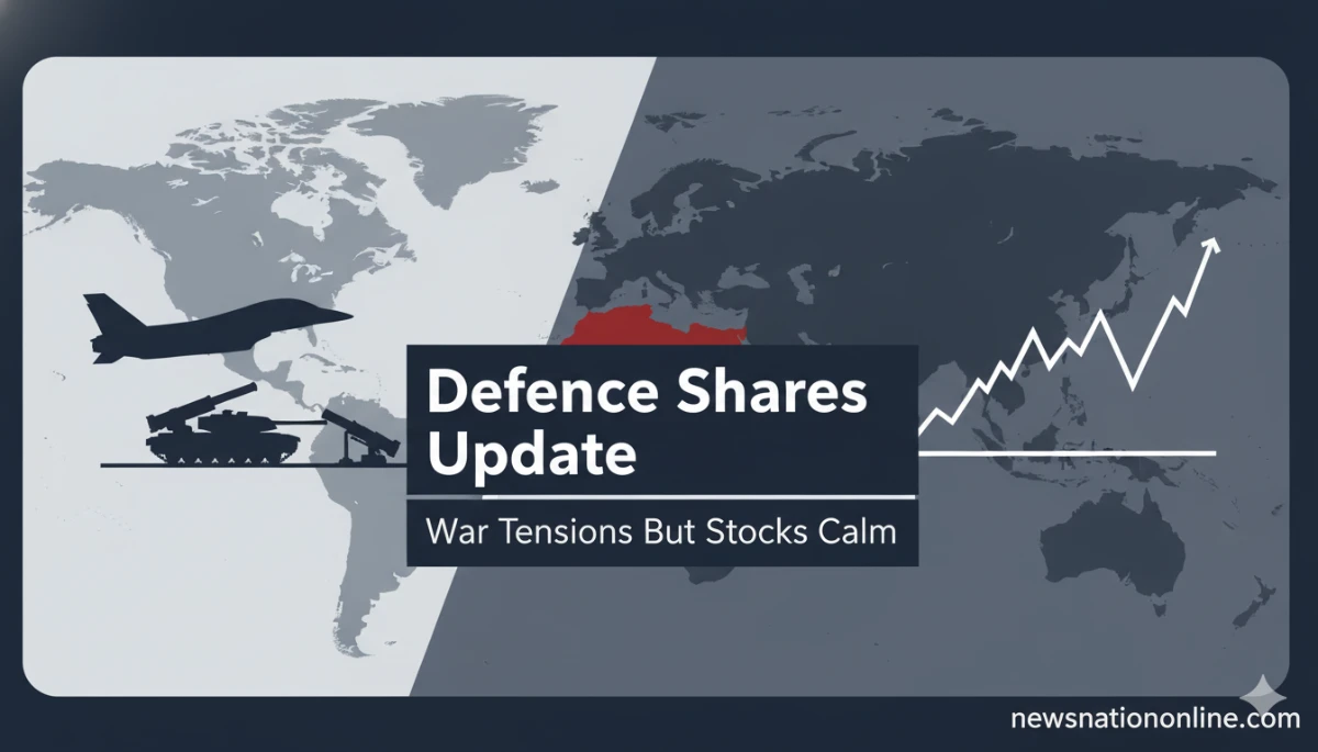 Defence shares market update war impact