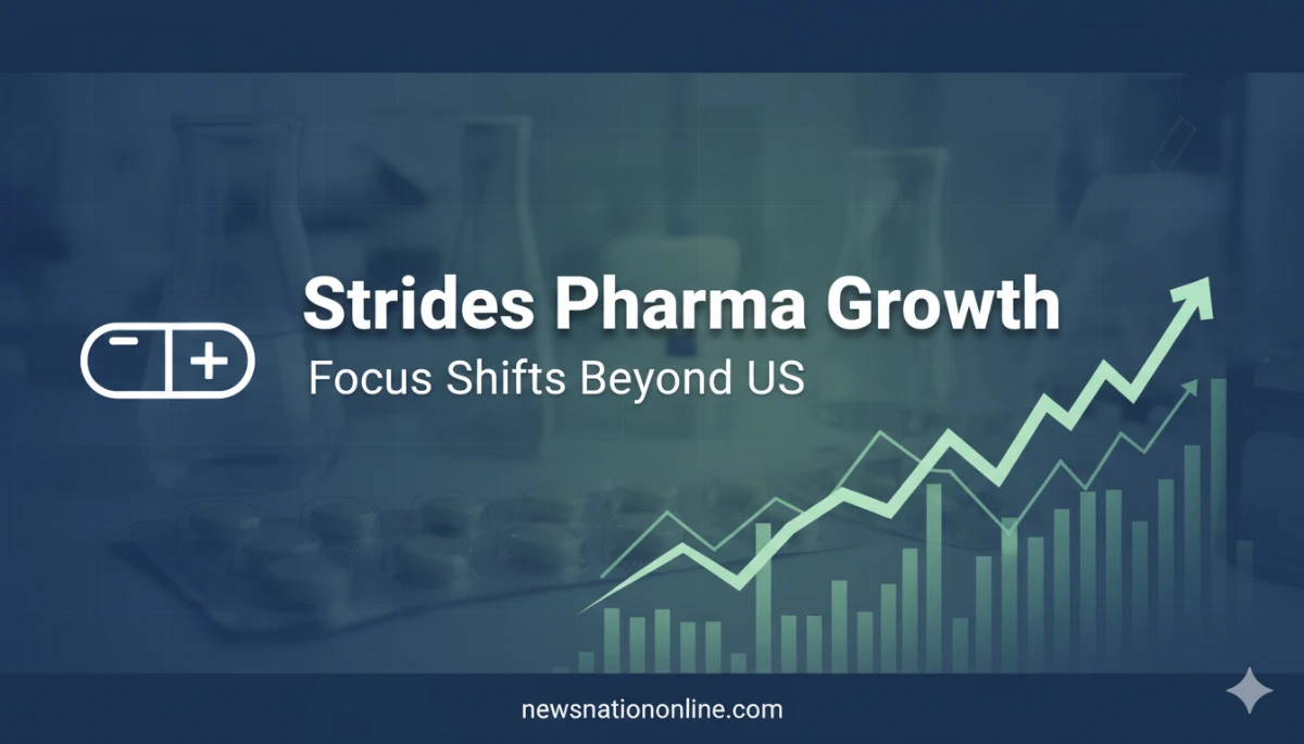 Strides Pharma Growth News stock market update