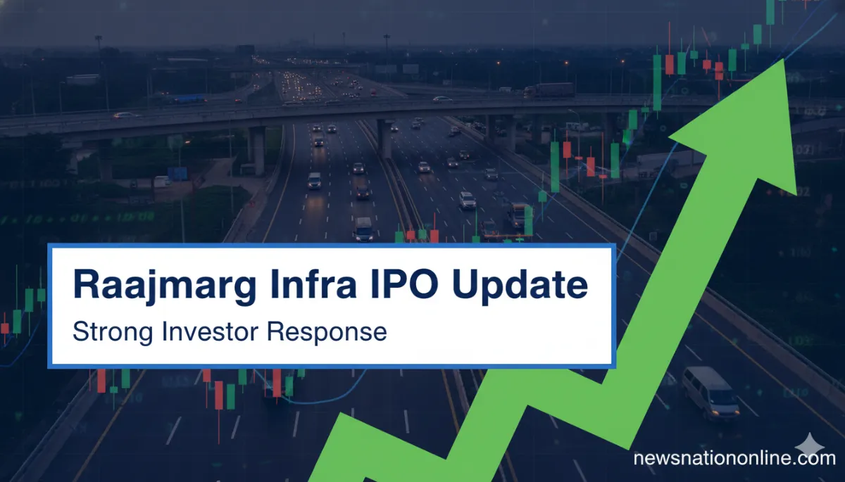 Raajmarg Infra Investment Trust IPO share market update showing strong investor response