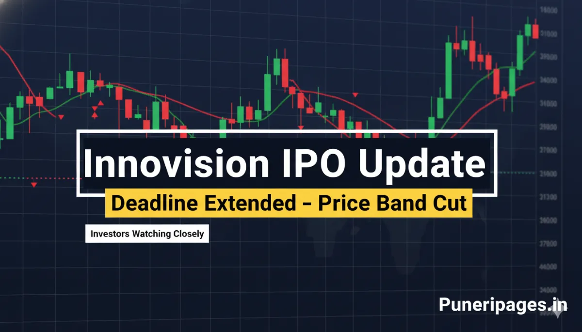 Innovision IPO update showing deadline extension and price band cut in stock market news