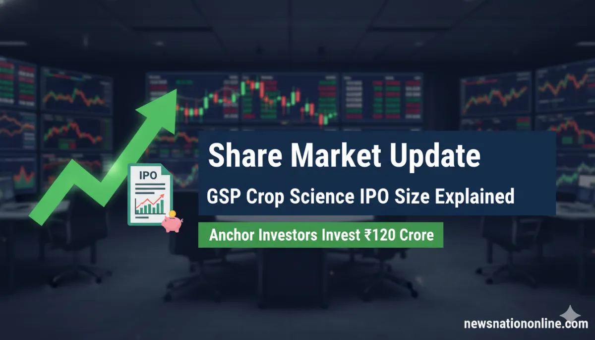 Share Market Update GSP Crop Science IPO size India