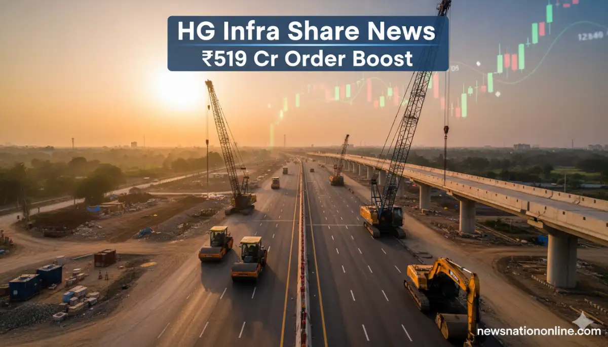 HG Infra Share News 2026 India 519 crore order infrastructure stock update