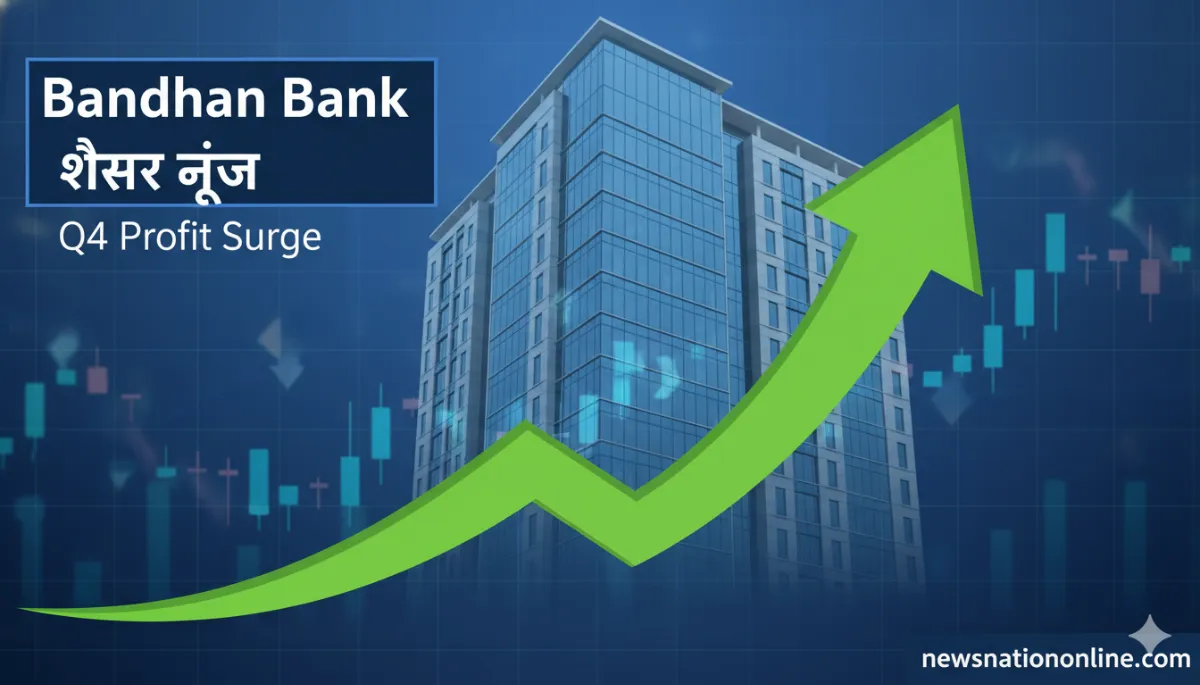 Bandhan Bank शेयर न्यूज़ Q4 profit growth India