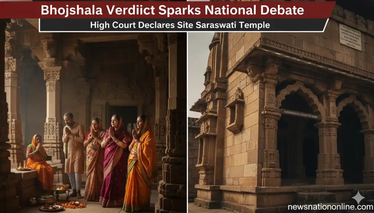 Bhojshala Kamal Maula complex in Dhar after High Court verdict on Saraswati Temple claim
