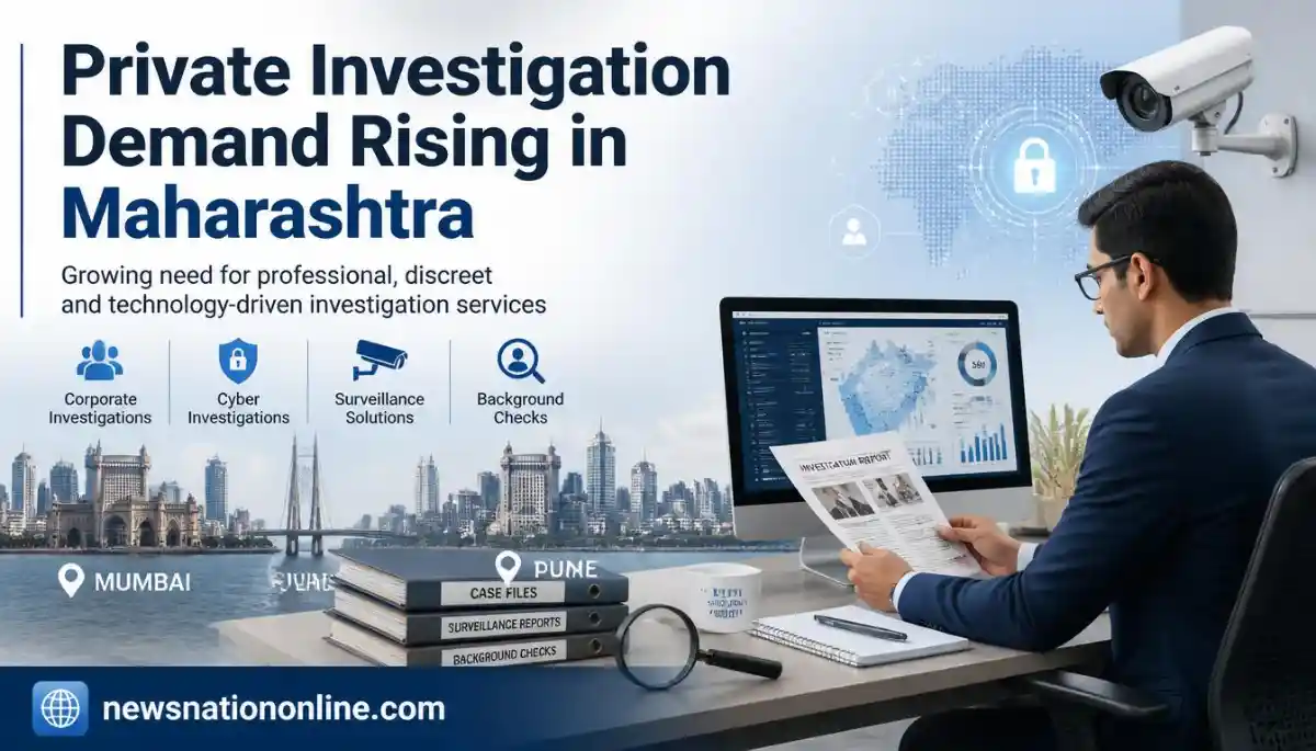 Private investigation services office setup in Maharashtra with digital analysis tools