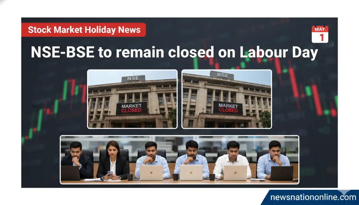 Share Market Holiday News India with NSE and BSE closed on Labour Day