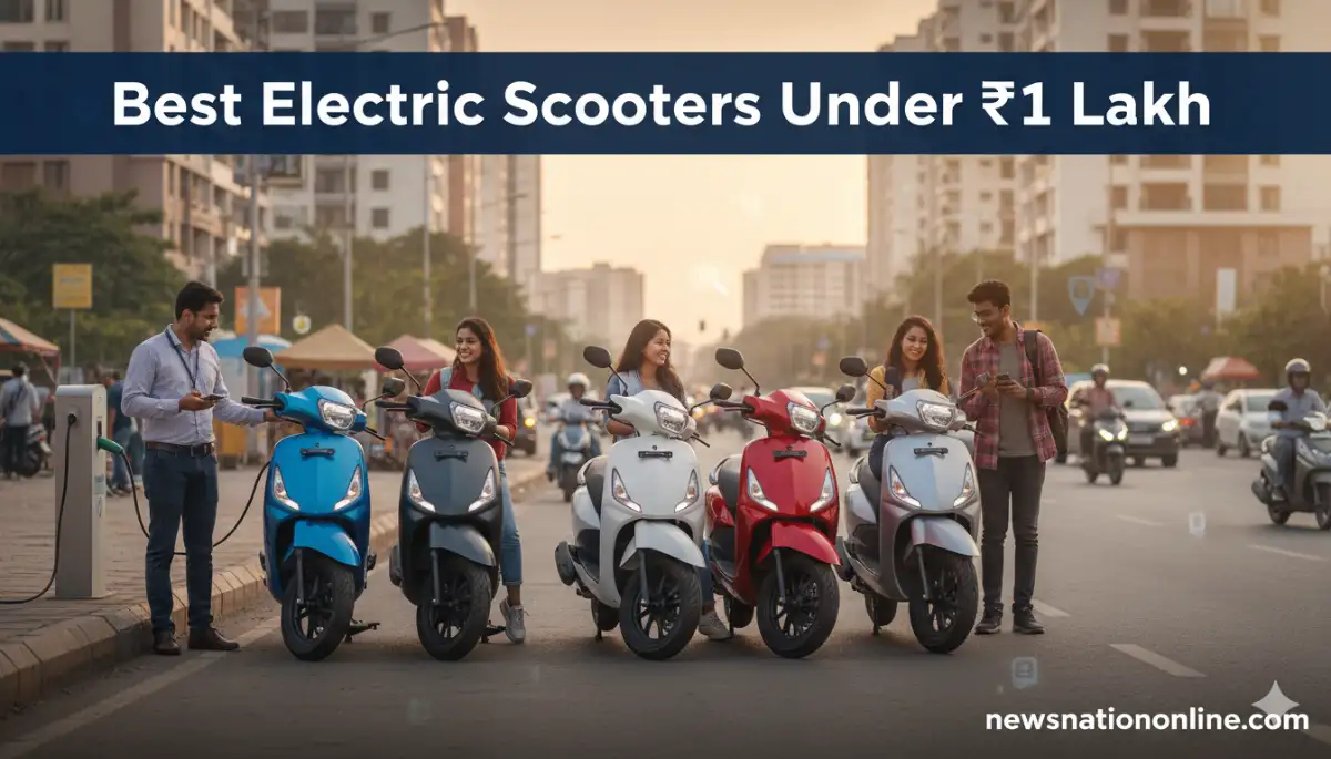 Best electric scooters under ₹1 lakh in Jalna and Aurangabad with modern EV models and urban commuters