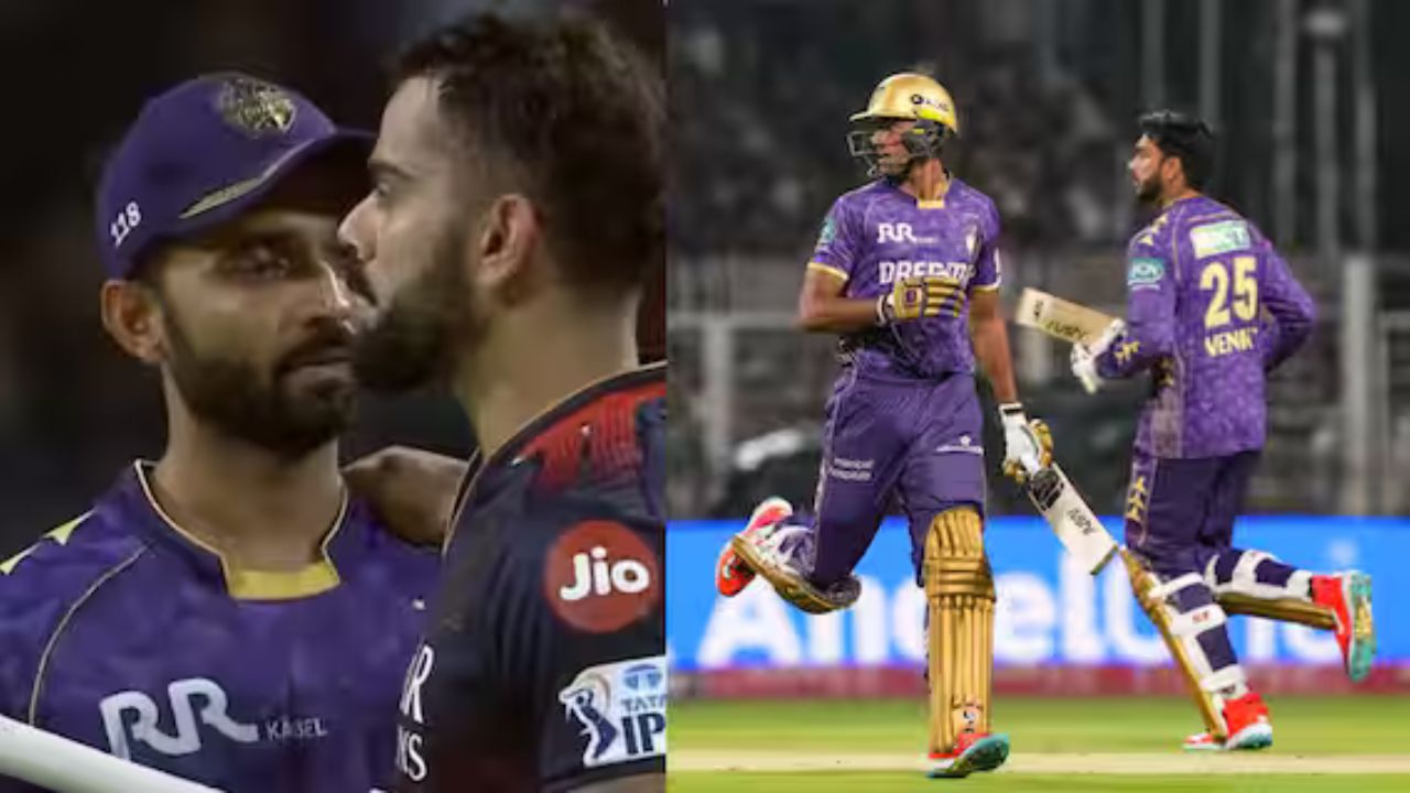 KKR vs RCB मैच में कोलकाता के प्लेऑफ समीकरण पर बड़ी चुनौती