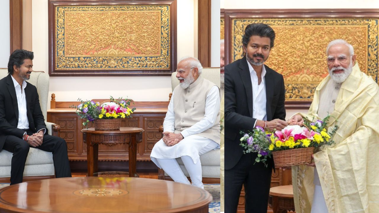 CM Thalapathy Vijay Meet PM Modi: थलपति विजय की PM मोदी से पहली मुलाकात, मुलाकात ने बढ़ाई राजनीतिक हलचल