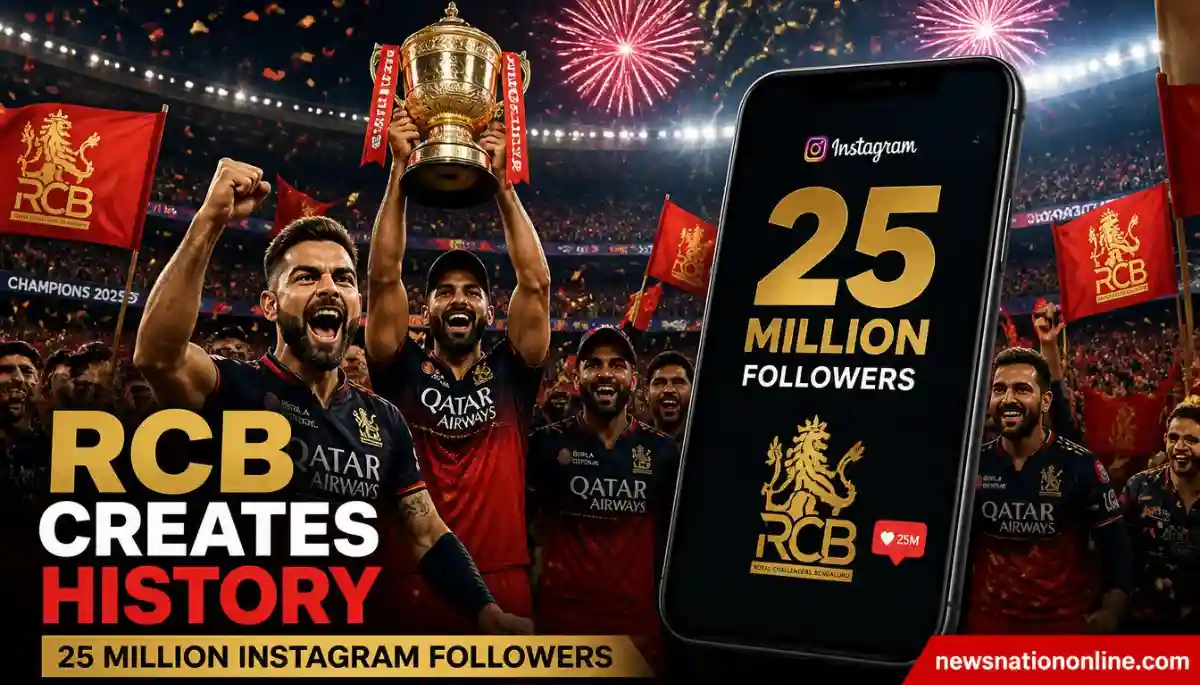 RCB celebrates 25 million Instagram followers after winning back-to-back IPL titles with Virat Kohli and fans rejoicing