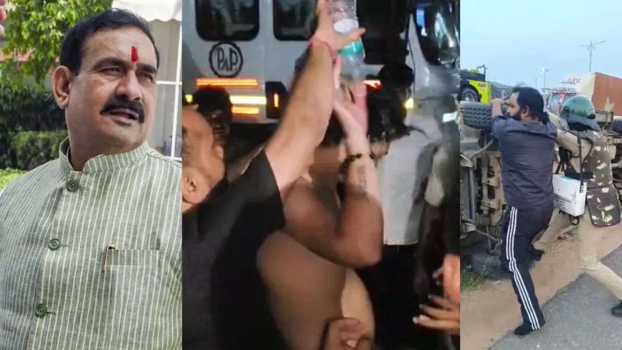 दतिया में NH-44 जाम, नरोत्तम समर्थकों का प्रदर्शन हिंसक, कई पुलिसकर्मी घायल