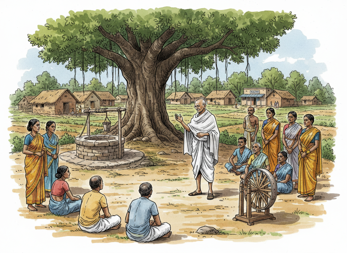 Gandhi and Village India: Why Rural Reconstruction Was Central to His Ideas