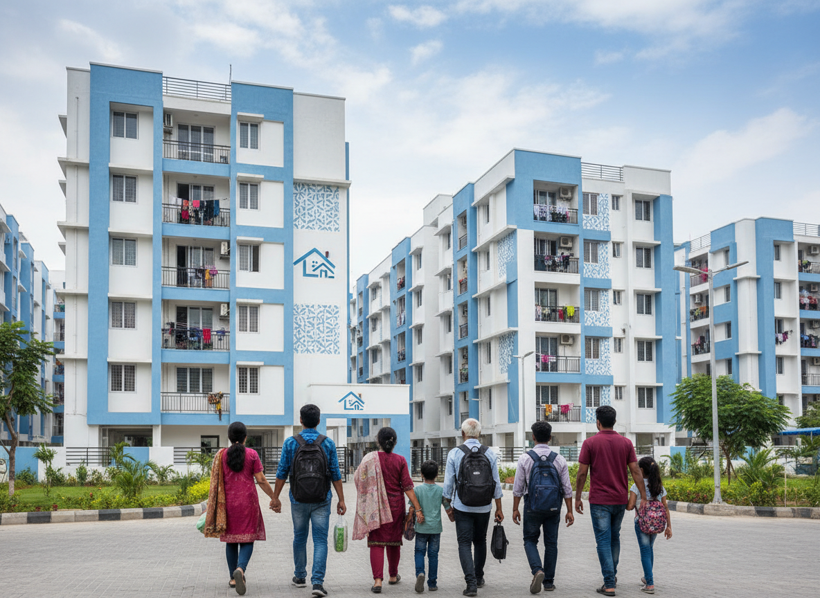 PMAY-U 2.0 Affordable Rental Housing - NewsNation Online PMAY-U 2.0 के तहत शहरों में किफायती किराए के मकानों की योजना