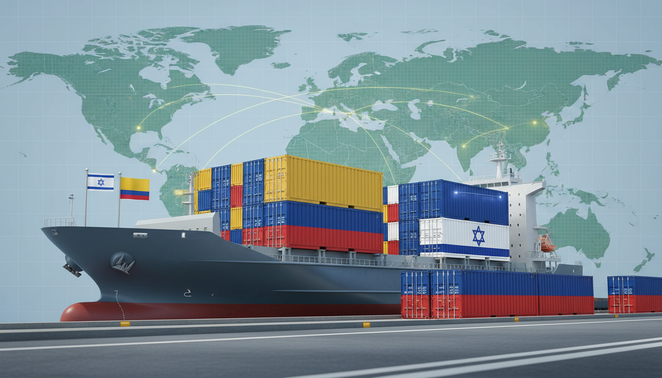 Colombia Israel trade agreement - NewsNation Online Illustration representing trade between Colombia and Israel