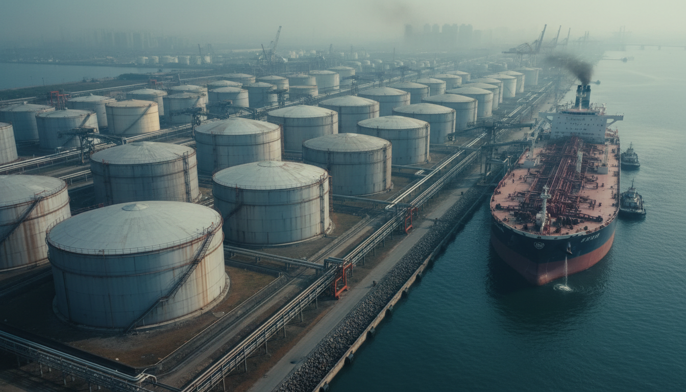 China refined fuel exports illustration