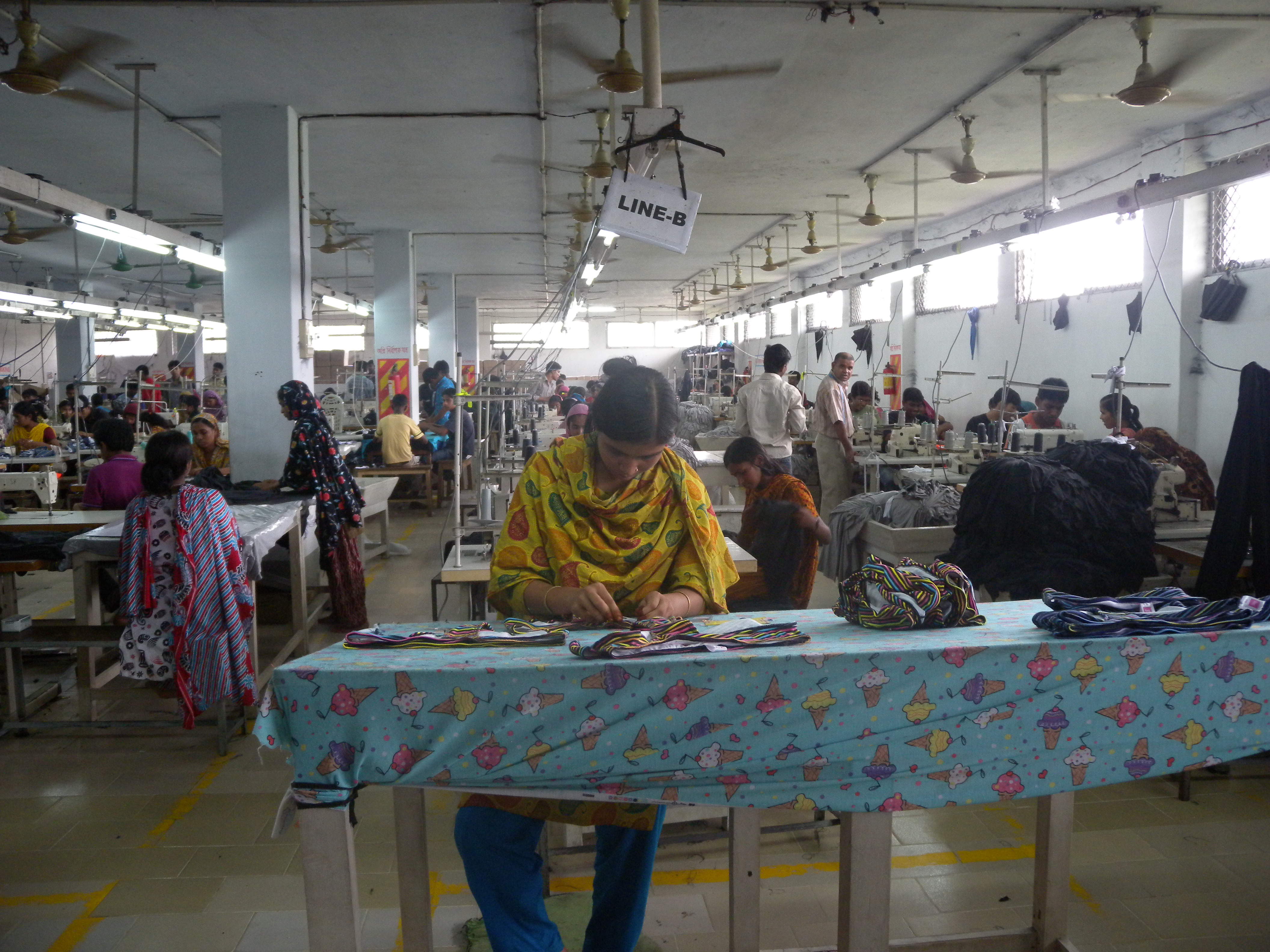 Fashion archive illustration — Tareq Salahuddin - NewsNation Online Garment production, illustrative archive photo, not a US factory