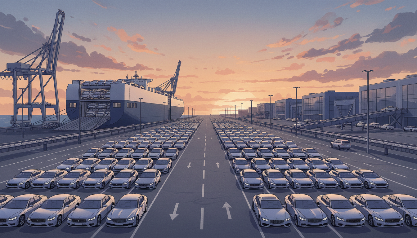 German premium automobile exports