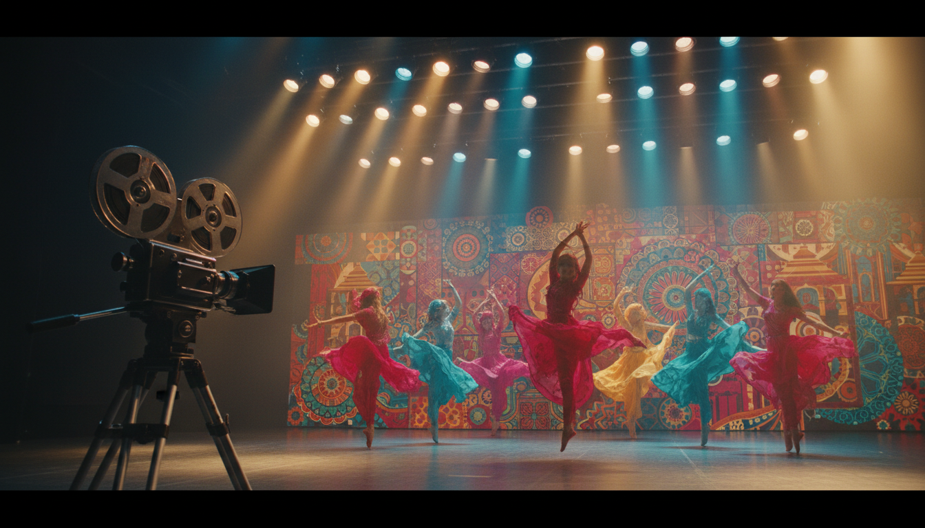 How Bollywood Became a Global Cultural Force original editorial illustration