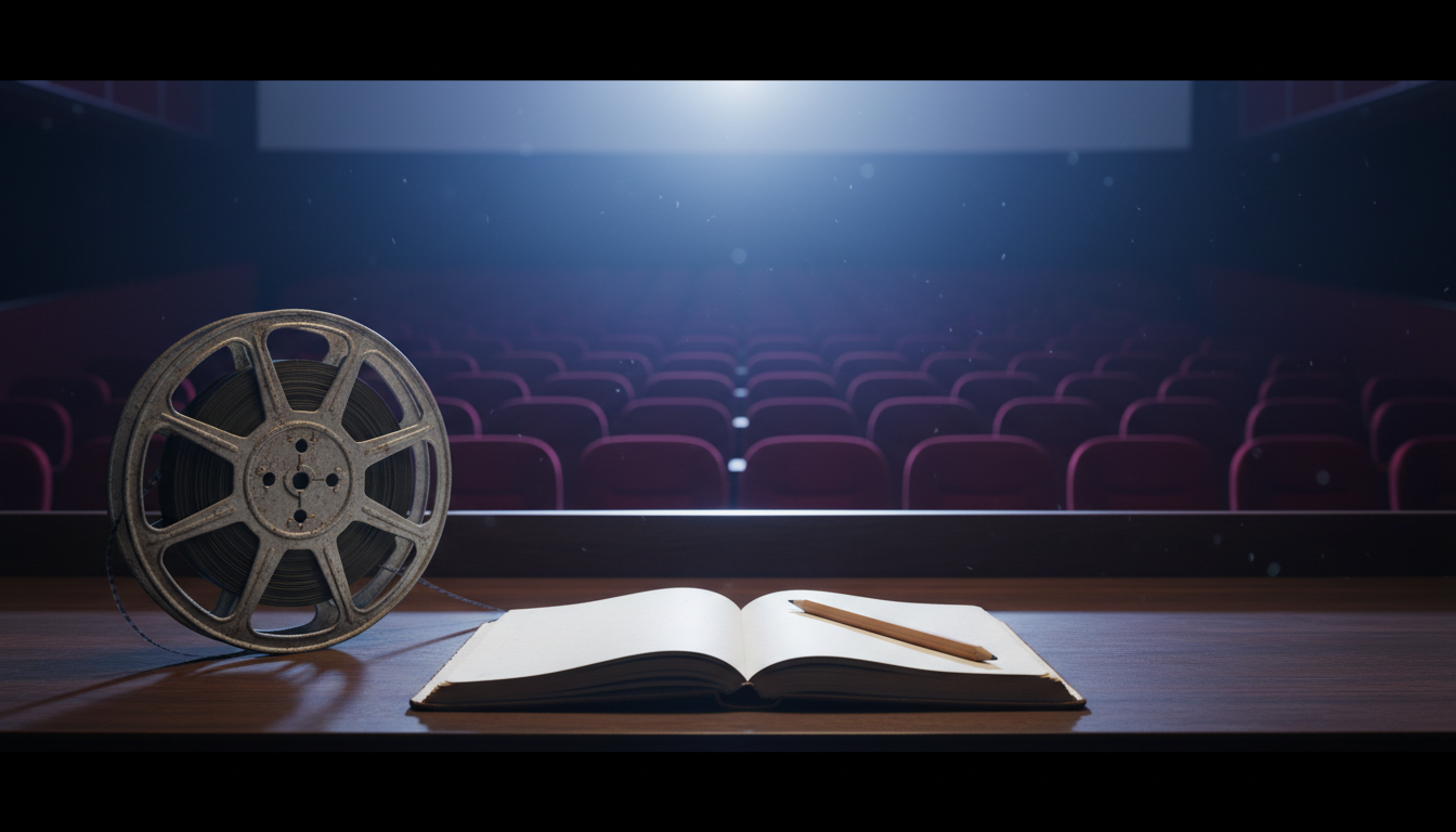 Movie reviews and critics illustration