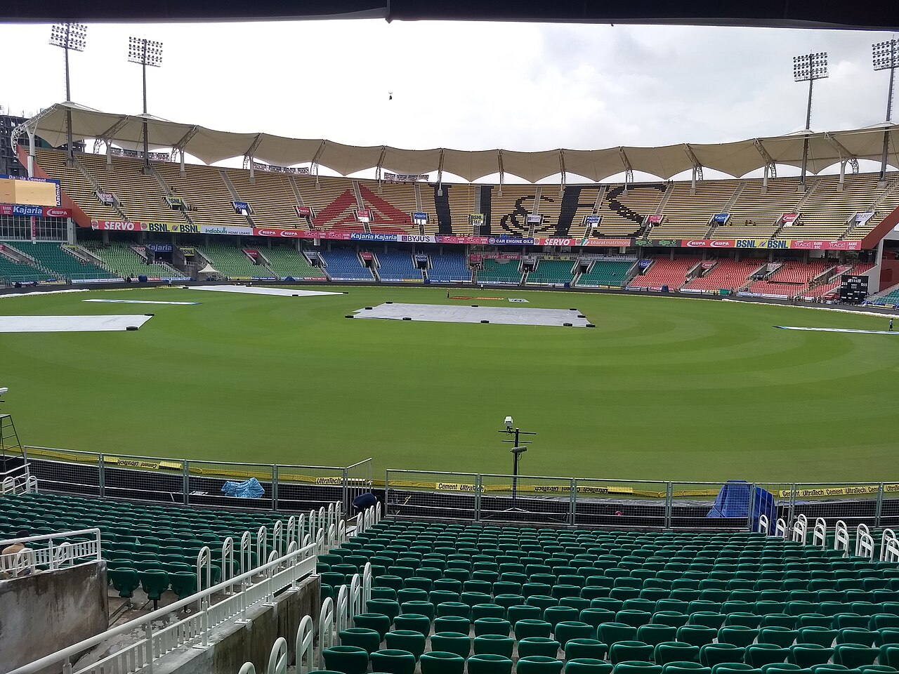 Greenfield International Stadium in Kerala, archive photograph from 2017; illustrative, not the India–West Indies match.