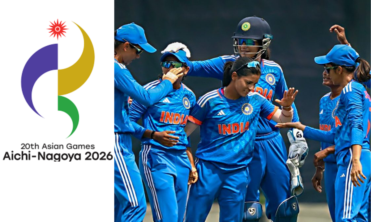 India Cricket at Asian Games 2026 - NewsNation Online Indian women's cricket team players celebrating during the Asian Games 2026