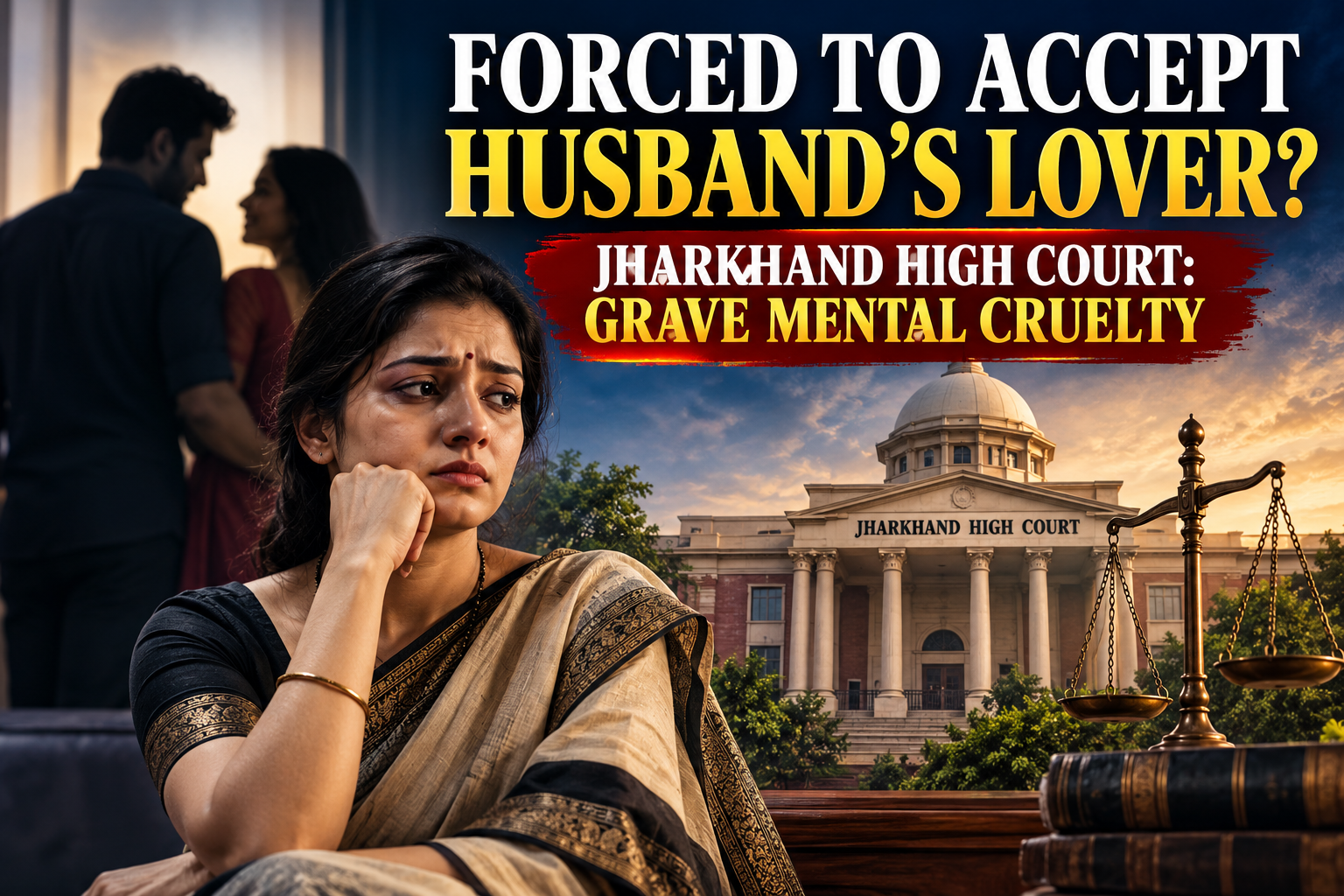 Jharkhand High Court Mental Cruelty - NewsNation Online Illustrative legal news graphic on Jharkhand High Court mental cruelty judgment