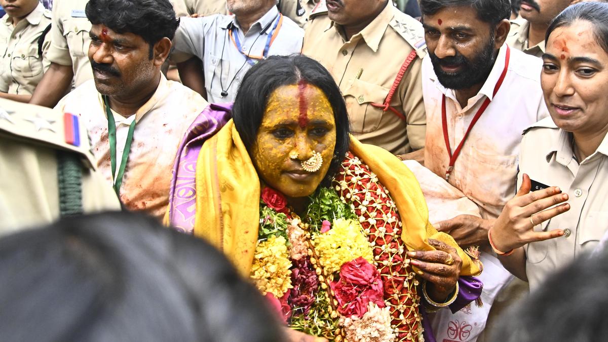 Ujjaini Mahankali Rangam 2026 Oracle predicts heavy rains in Telangana warns of fires accidents and loss of lives - NewsNation Online Ujjaini Mahankali Rangam 2026: Oracle predicts heavy rains in Telangana, warns of fires, accidents and loss of lives